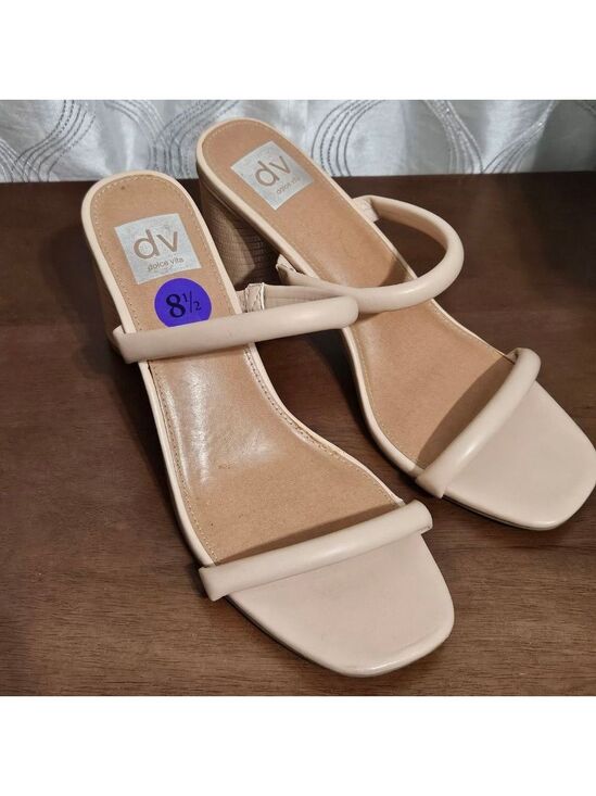Dolce Vita Shoes - Dolce Vita Women's Beige Slip On Sandals Sz 8.5